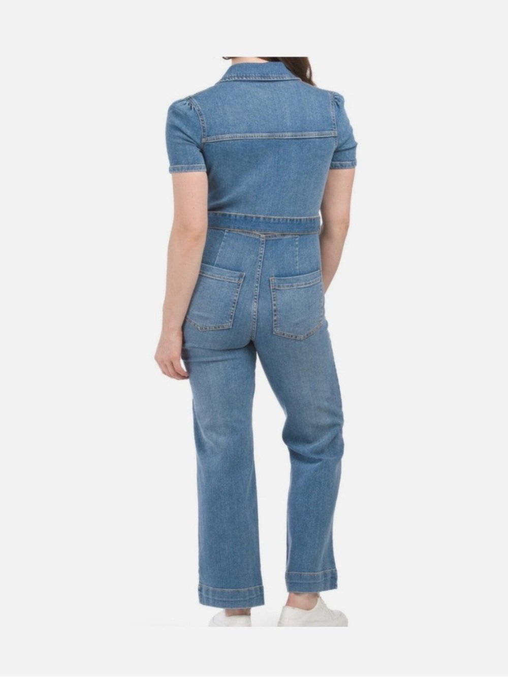 NWT Avec Les Filles Denim Jumpsuit - Picture 6 of 6